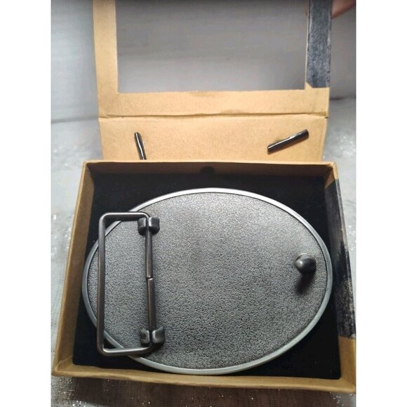 Belt Buckle Club Zinc Alloy Browning Deer Design Flat Pewter Finish Jeans‎ Gift - Picture 2 of 6